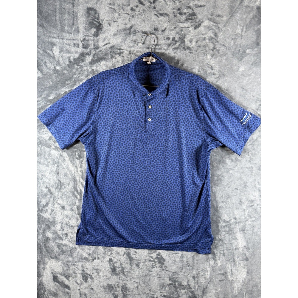 Peter Millar Summer Comfort Polo X Wolfdancer Golf Club Logo Large